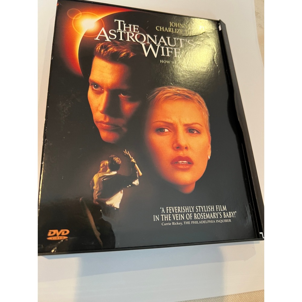 The Astronaut's Wife DVD Johnny Depp Charlize Theron Sci-Fi Thriller 1999 Movie